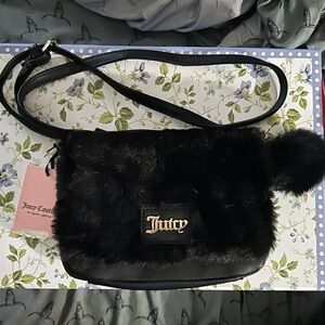Juicy Couture Black Faux Purse